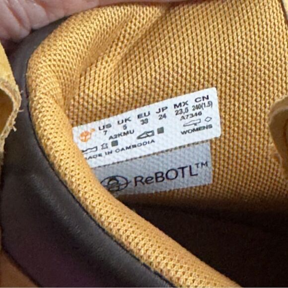 Timberland Women’s Size 7 Chunky Platform Lace-Up Boots – Tan Nubuck - Picture 13 of 13